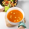 2PCS Kitchen Oven Mitts Silicone Heat Insulation Gloves Clip Thicken Baking Silicone Oven Mitts Anti-slip Grips Bowl Pot Clips 6