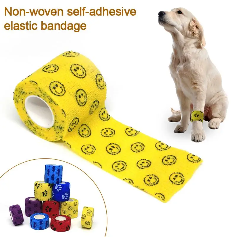 

Elasticity Durable Easy To Use Camouflage Bandage Waterproof Length 4.5 Meters Outdoor Self-adhesive Bandage Bandage