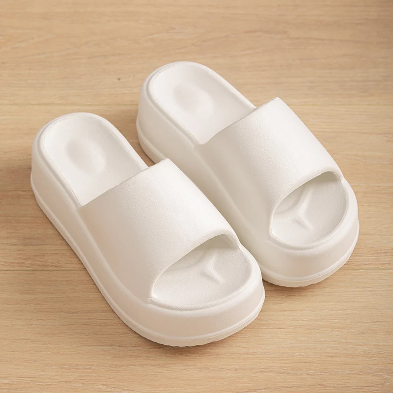 Women Slippers Popular Design EVA Thick Bottom Casual Home Slippers Non-slip Vacation Soft-soled Flat Sandals 5