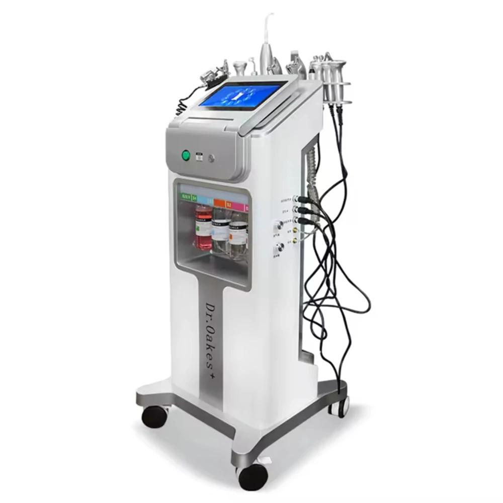 Beauty Salon Equipment Skin Wrinkle Remover Hydra Oxygen 10 In 1 Diamond Abrasion Jet Peel Machine Hydro Care Facial Machine