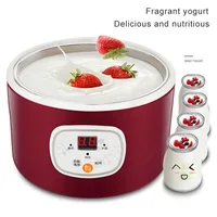 1.0L Electric Automatic Yogurt Maker Multifunctional Thermostatic Yogurt Machine Rice Wine Natto Machine Stainless Steel Liner 2