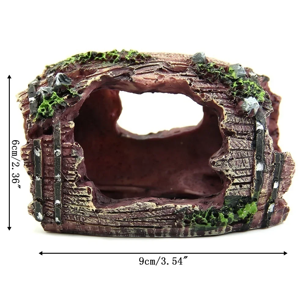 Aquarium Wine Barrel Decoration 2