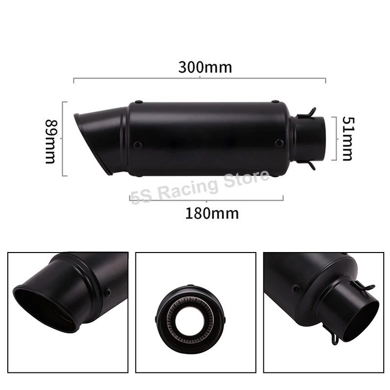 For Yamaha FJR 1300 FJR1300 2001 - 2022 Motorcycle Exhaust Systems Escape Modify Muffler With Double Mid Link Pipe DB Killer - Image 3