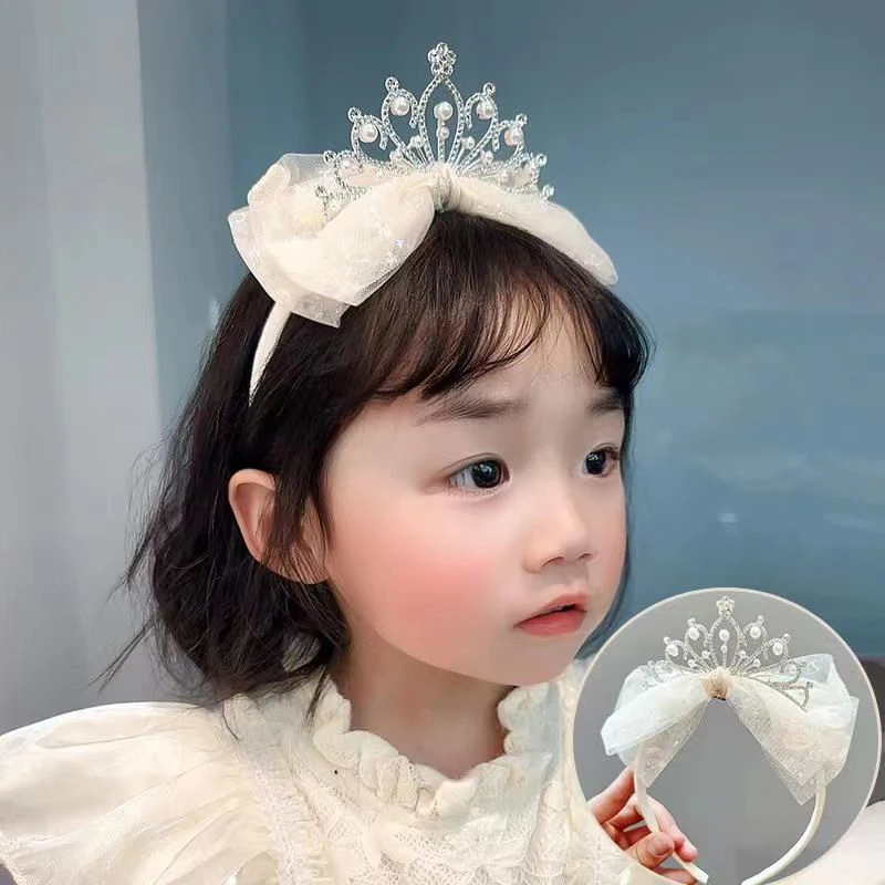 Princess Baby Crown Headwear Hair Hoops Girl Birthday Gifts Kids hair accessories hair headband accessories baby headband set