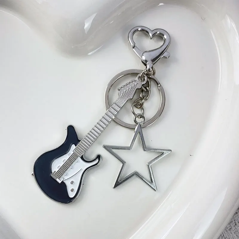 guitar key chain for men women accessories gift