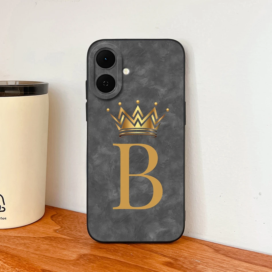 Creative Letters Soft Liquid Silicone Anti-Drop Phone Case with Camera Coverage