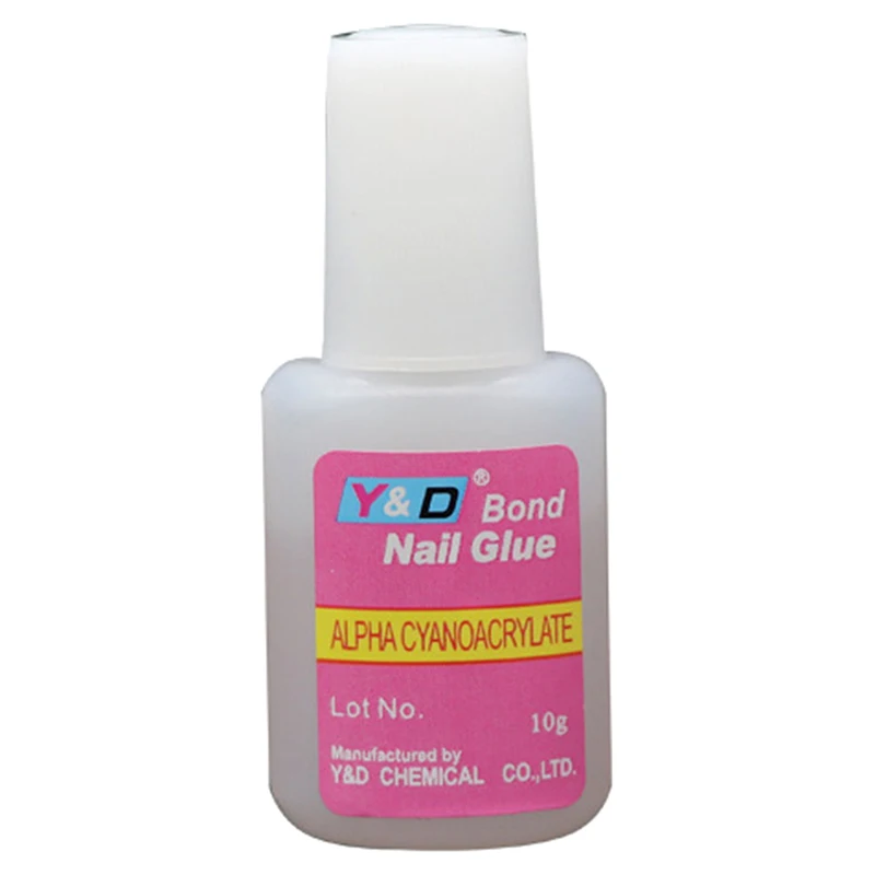 10 15 20ml Nail Glue Adhesive Brush False Nails Glitter Acrylic Nail Glue