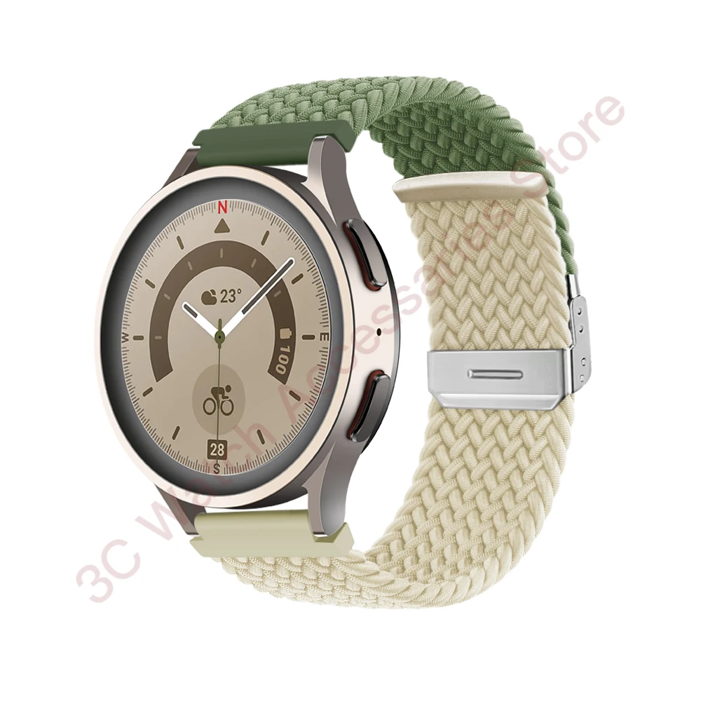 Braided Solo Loop Bracelet Strap - Universal Fit for Smartwatches (18mm, 20mm, 22mm)