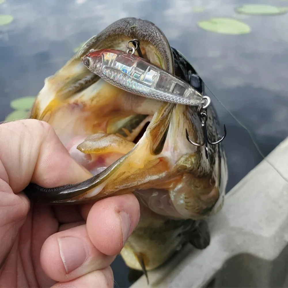 Floating Pencil Bait 17.5g 10cm Topwater Walk The Dog Fishing Lure 3D Swimbait Hook Popper Pesca Wobbler Minnow Rattle Cranbait - 6