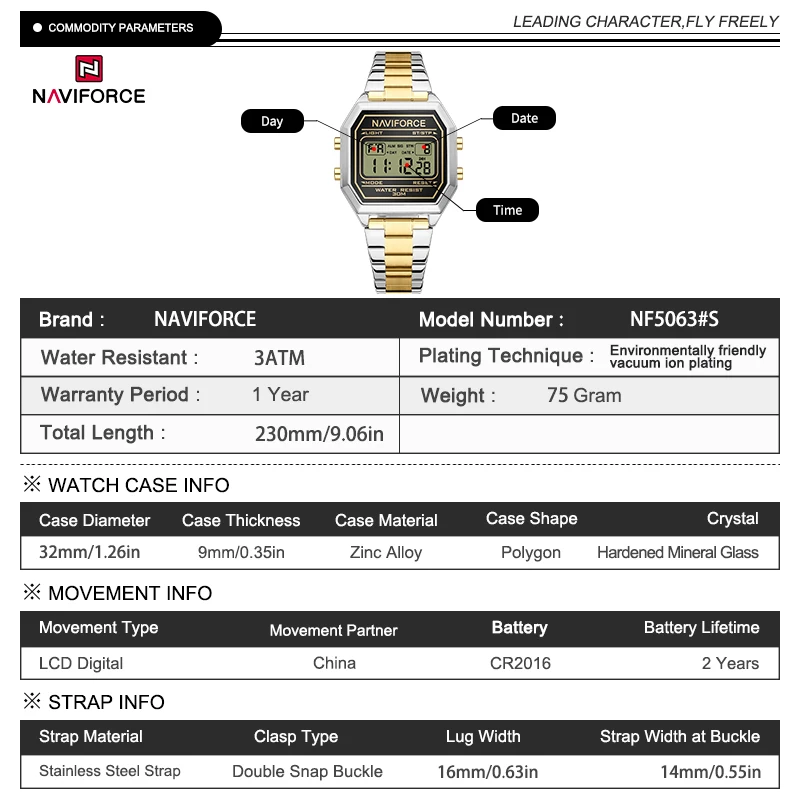 Naviforce 5063 Women's Watch description image