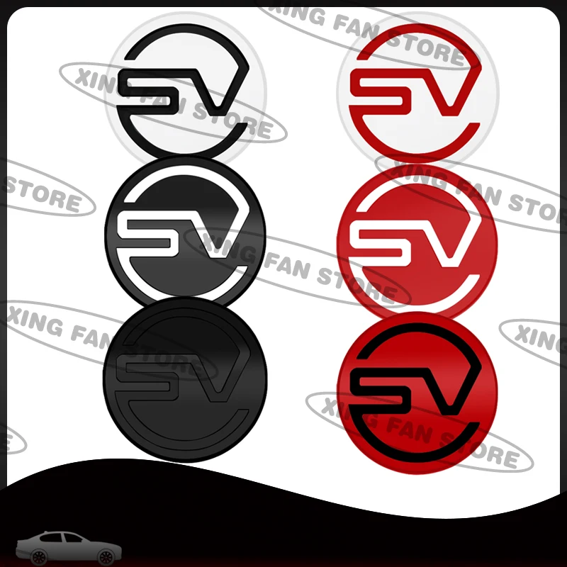 Auto Styling Sv Svr Edition Emblem Car Rear Trunk Badge Decal Body Sticker Per Range Rover Velar Evoque Defender Jaguar