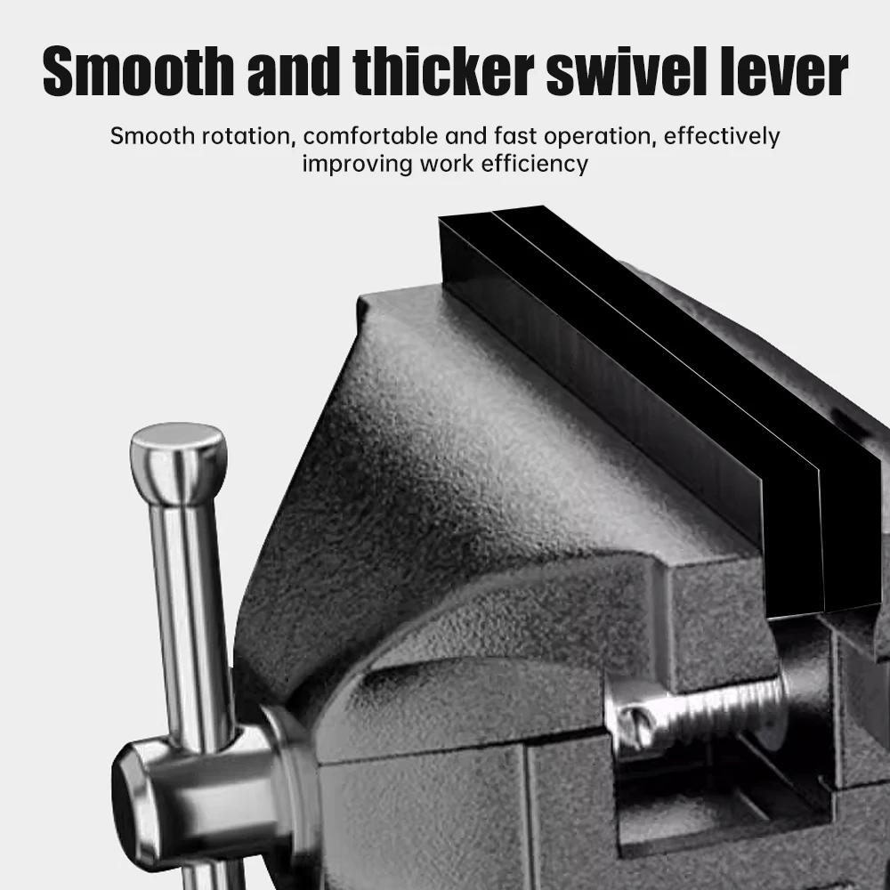 35mm/50mm Multipurpose Mini Bench Dual-Purpose Table Clamp-on Vise With 360 Degrees Swivel Base for Woodworking DIY Workbench