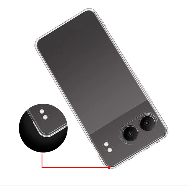 Ultra-Slim Transparent Soft TPU Phone Case - Clear Protective Cover