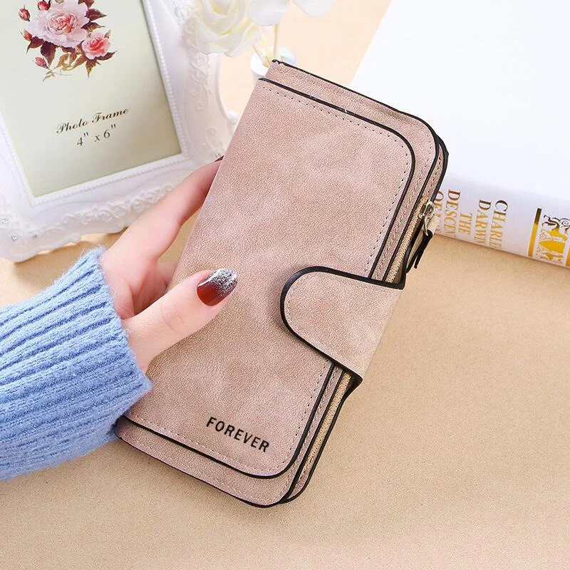 AfitLulu Portafoglio Uomo In Pelle PU, Classico Portacarte Portacarte Porta Carte Di Credito Slim Con 3 Scomparti Per Carte Di Credito, 2 Slots Per Banconote E Finestra 1 ID (Marrone