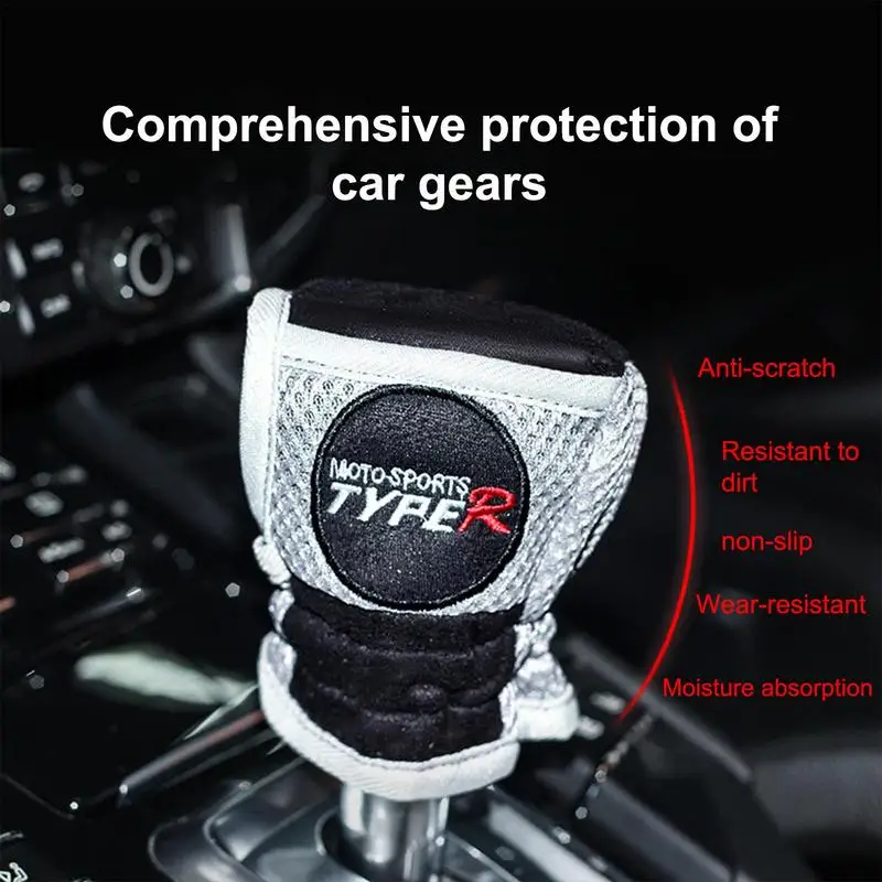 

Car Gear Shift Cover Gear Lever Decorative Cover Car Cloth Gear Shift Non Slip Grip Handle Protective Covers For Car Interior