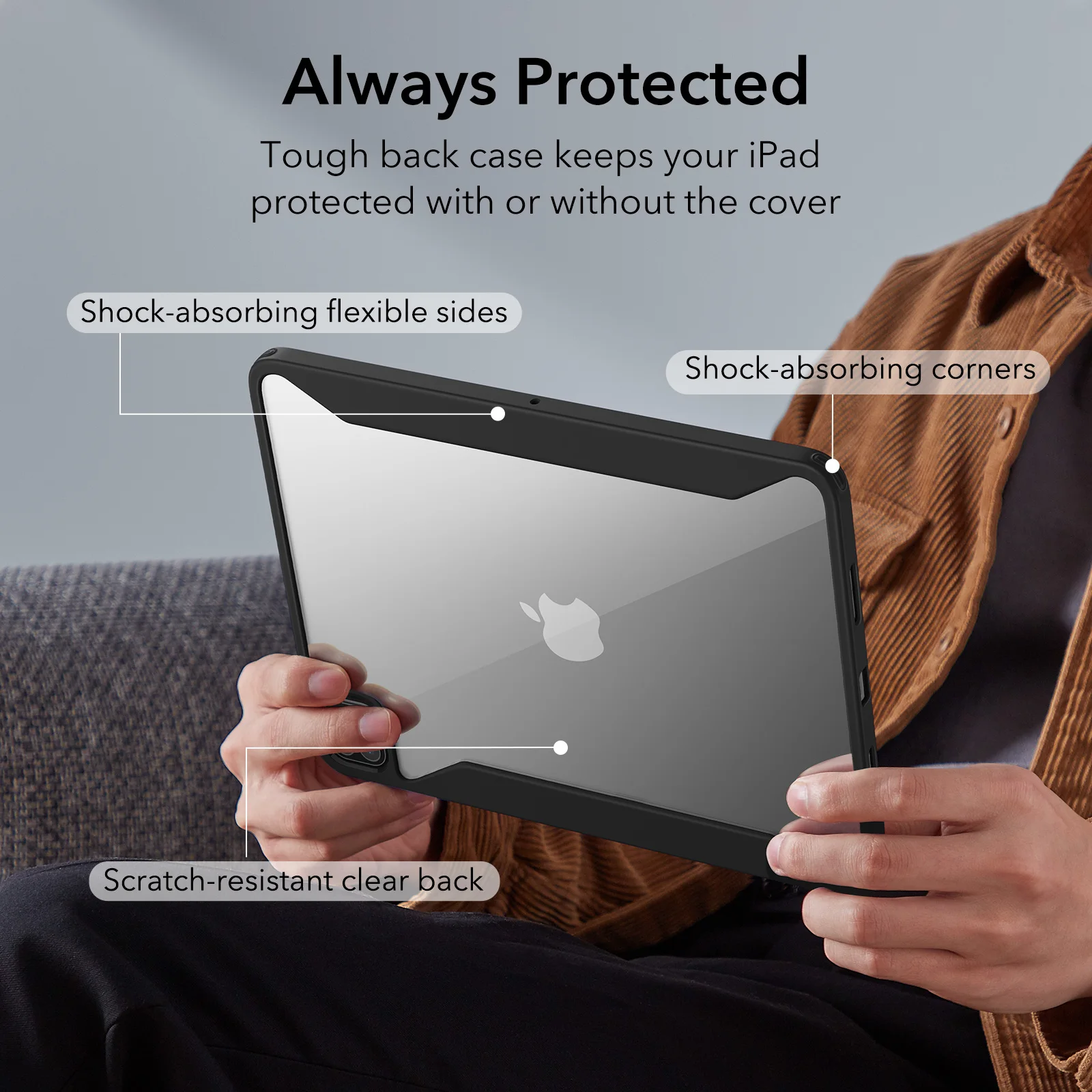 и Ʈ ׳ƽ ESR ̽, iPad Pro 11 12.9 2022 2021 ٿ ̺긮 360  ̽,  潽 2
