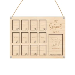 Senior Year Wooden Graduation Photo Frame - Perfect Graduation Party Decoration (Wood)