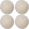 6cm Reusable Wool Dryer Balls Natural Fabric Softener Household Clothes Dryer Washer Anti-winding Cleaning Tools 6