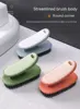 2pc Cleaning Brush Soft Bristled Shoe Brush Long Handle Brush Clothes Brush Shoe Clothing Board Brush Household Cleaning Tool 4