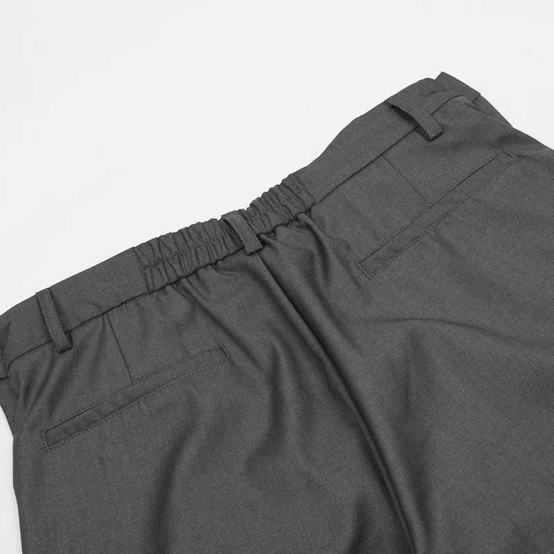 UPRAKF Baggy Trousers Comfort Casual Autumn Pantalones Black Grey Color Straight-leg Loose