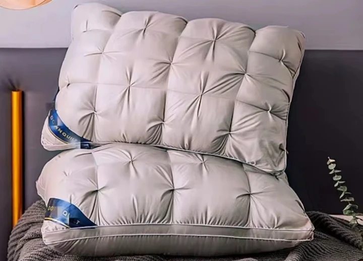 Twisted Flower48 × 74cmStar Hotel High and Low Pillow Home No Collapse Cervical Pillow photo review