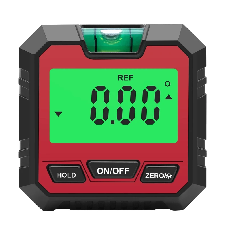 Digital Angle Finder Compact LCD Display Digital Angle Gauge & Level Tool 4x90° 2x180° Essential Woodworking Electrical 5