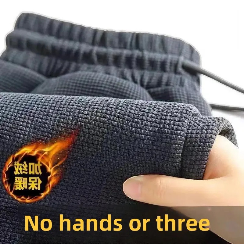 الرجال الخريف/الشتاء سميكة الصوف مبطن بناطيل كاجوا...