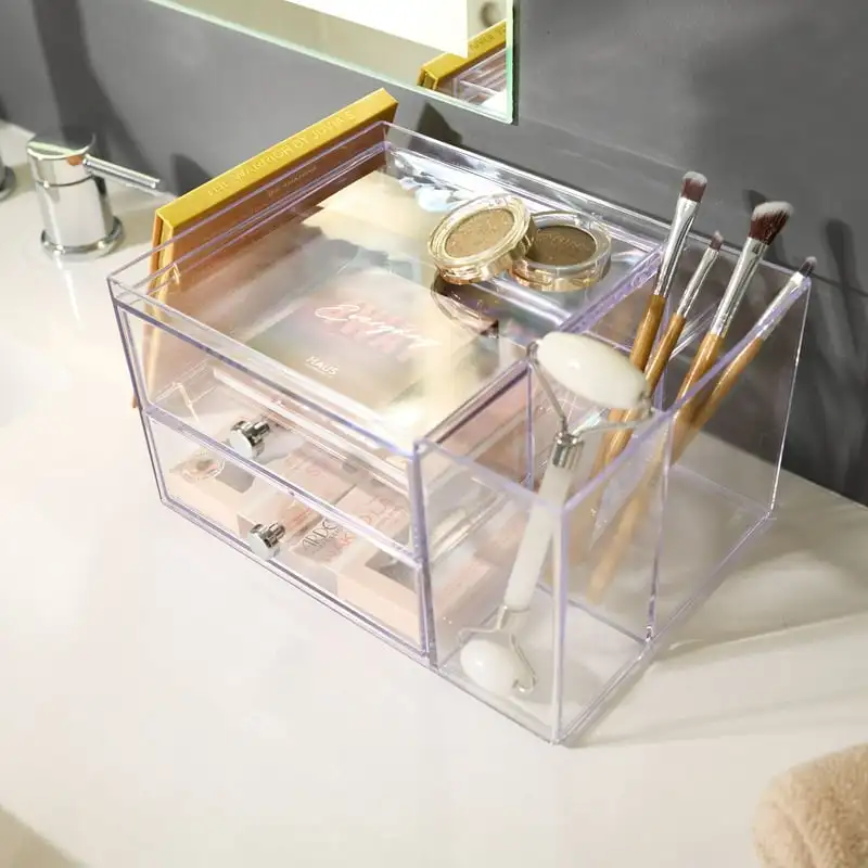 https://ae01.alicdn.com/kf/S8578479a06bf417ba577193913400582e/Organizer-for-Vanity-Cabinet-to-Hold-Makeup-Beauty-Products-2-Drawer-with-Side-Caddy-Clear.jpg