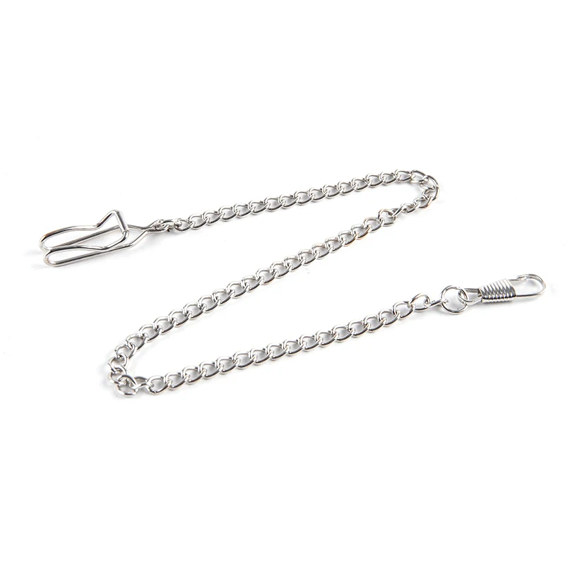Bronze Alloy Vintage-Style Pocket Watch Chain