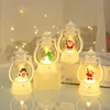 Santa Claus Hanging Lantern Light LED Christmas Lamp Candle Light Retro Small Oil Lamp Merry Xmas Party Home Decor New Year 2025 4