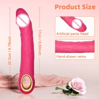 Dildo Vibrator für Frauen Vagina G-Punkt Vibrator Klitoris Nippel Stimulator Gefälschte Penis Weibliche Masturbation Sex Spielzeug für Frauen 5