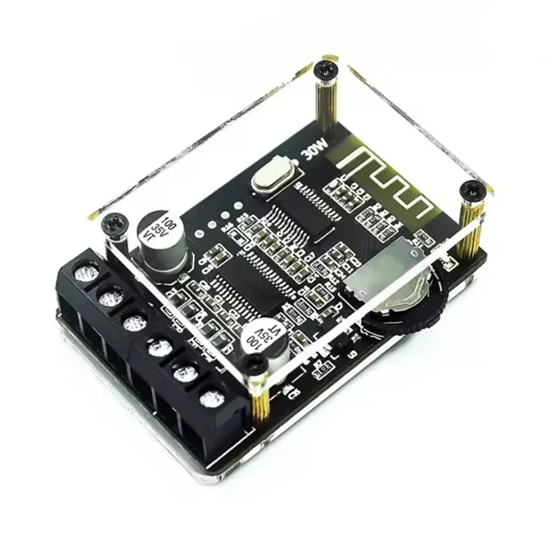XY-P15W 블루투스 5.0 앰프 보드 DC 8V 12V 24V 10W 15W 20W 파워 앰프 오디오 스테레오 디지털 AMP 사운드 보드