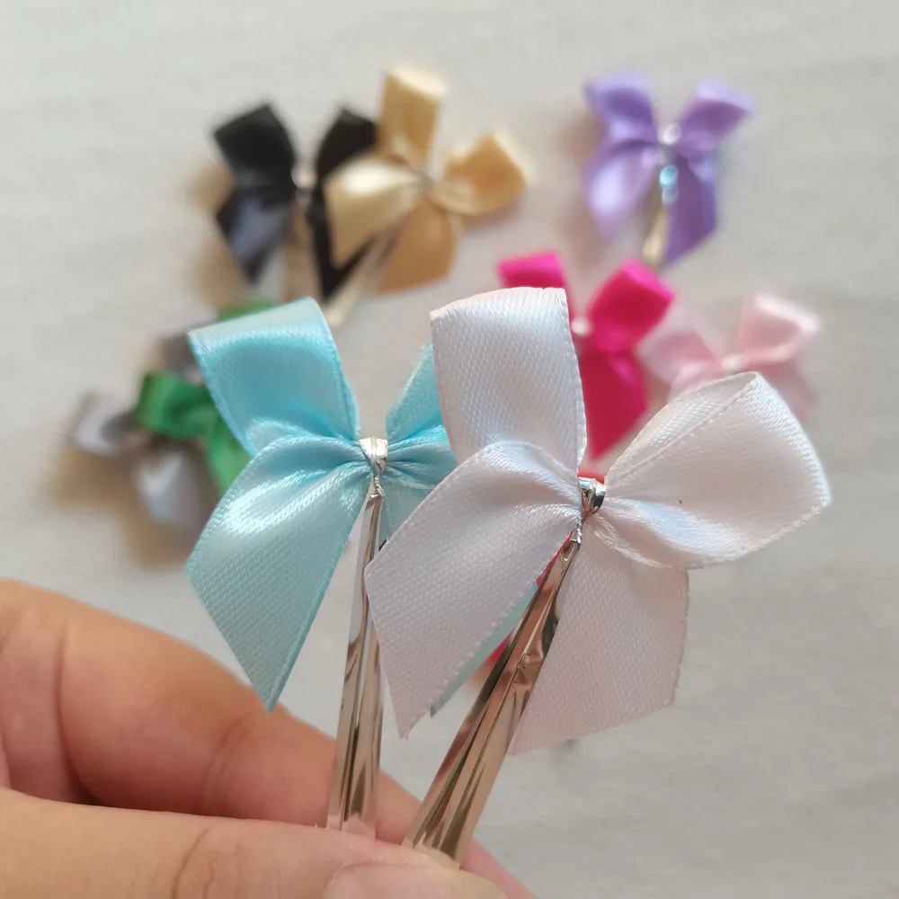 50 Fiocchi A Spirale In Raso Prelegati 8,9 Cm – Oro, Con Fil Di Ferro, Per Confezioni Regalo E Fai Da Te