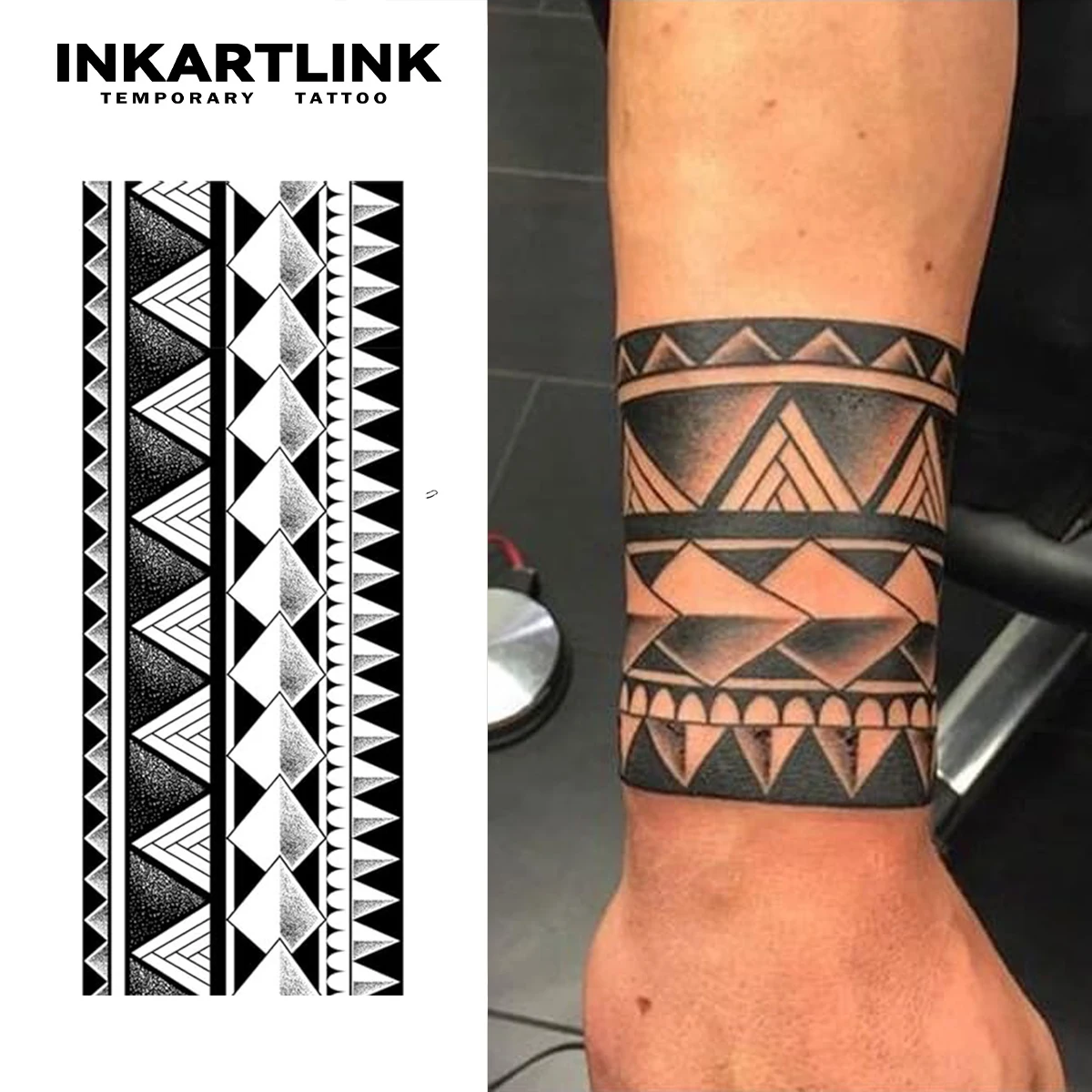 Stylish Wrist Tribal Tattoos for Men