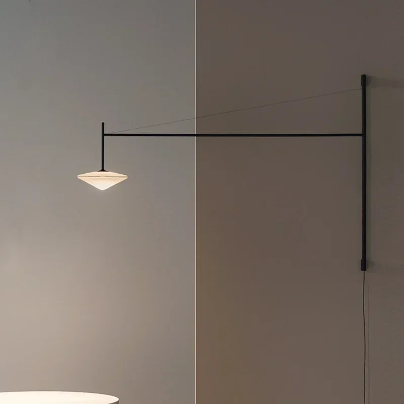 Nordic Led Wall Lamp Background Wall Light Corridor Long Rocker Arm Adjustable Wall Light Living Room Deocration Bathroom Light 3