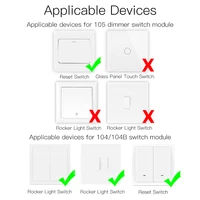 MOES WiFi Smart Light Dimmer Module / Switch Module Smart Life Tuya Remote Control Work with Alexa Google Home 1/2 Way 1/2 Gang - Image 5