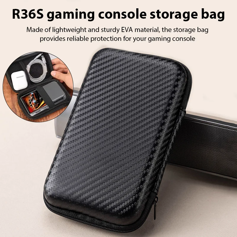 ForR36S/R35SGameConsoleStorageBagEVAHardShockproofProtectiveCaseCarryingBagMiniPouchForR36SOrganizer-AliExpress
