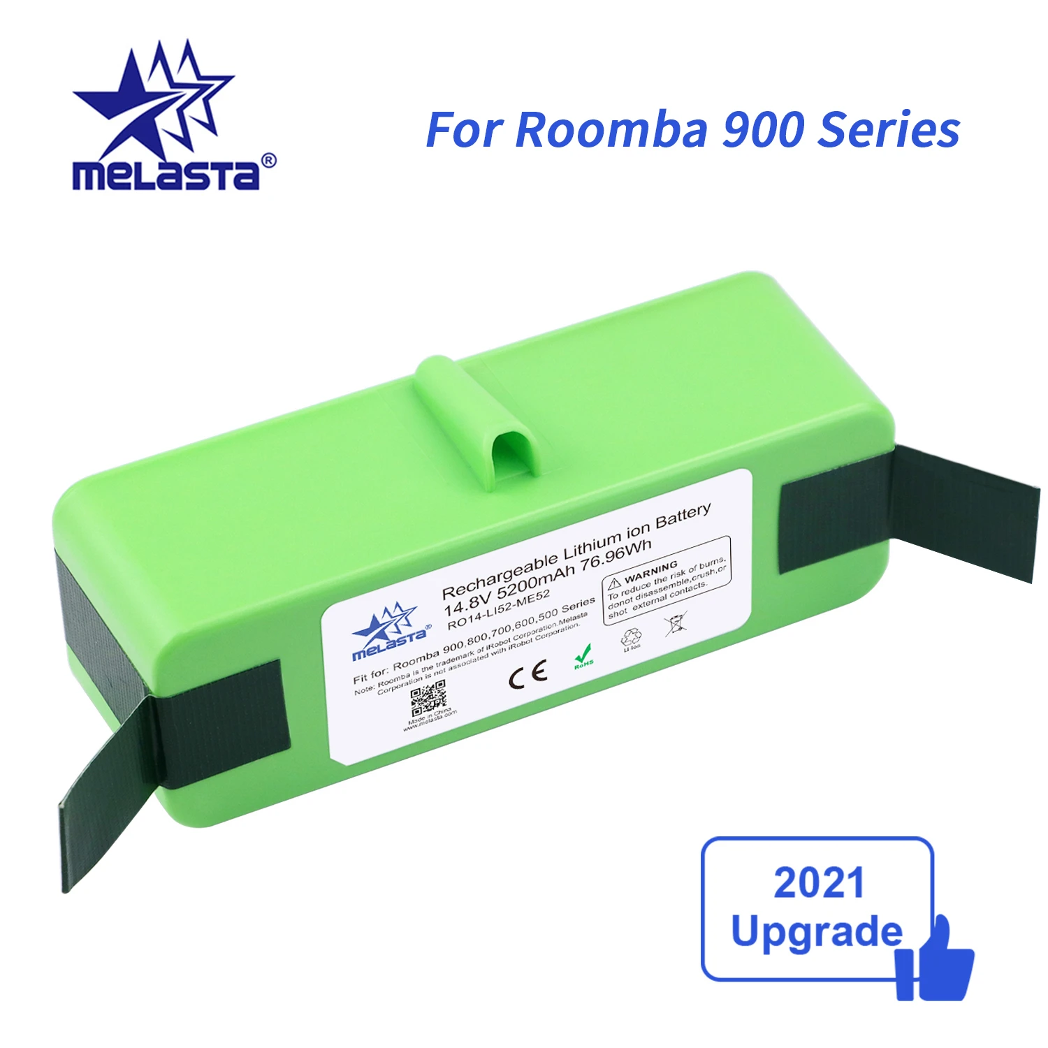 14.8v 5.2ah Liion Battery For Irobot Roomba 900 Series 980 985 981 960