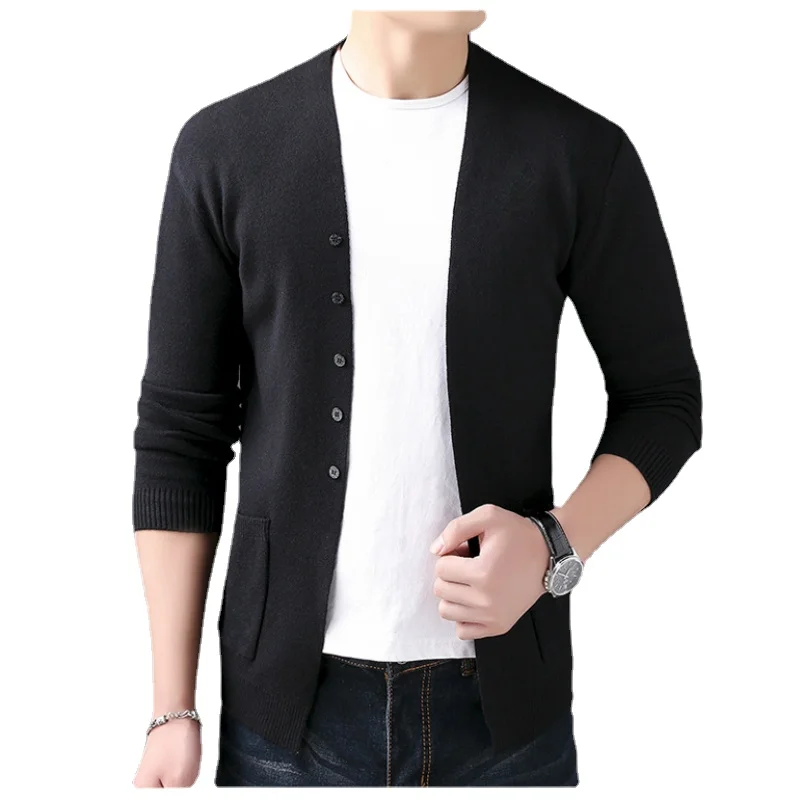 Newest Fashion Men Jackets and Coats Mens Cardigan High Street Trend Windbreaker Autumn Overcoat Casual Men Clothing