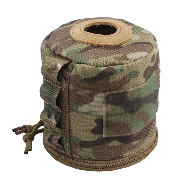 Outdoor Camping Tactical Tissue Toilet Roll Holder Pouch With YKK