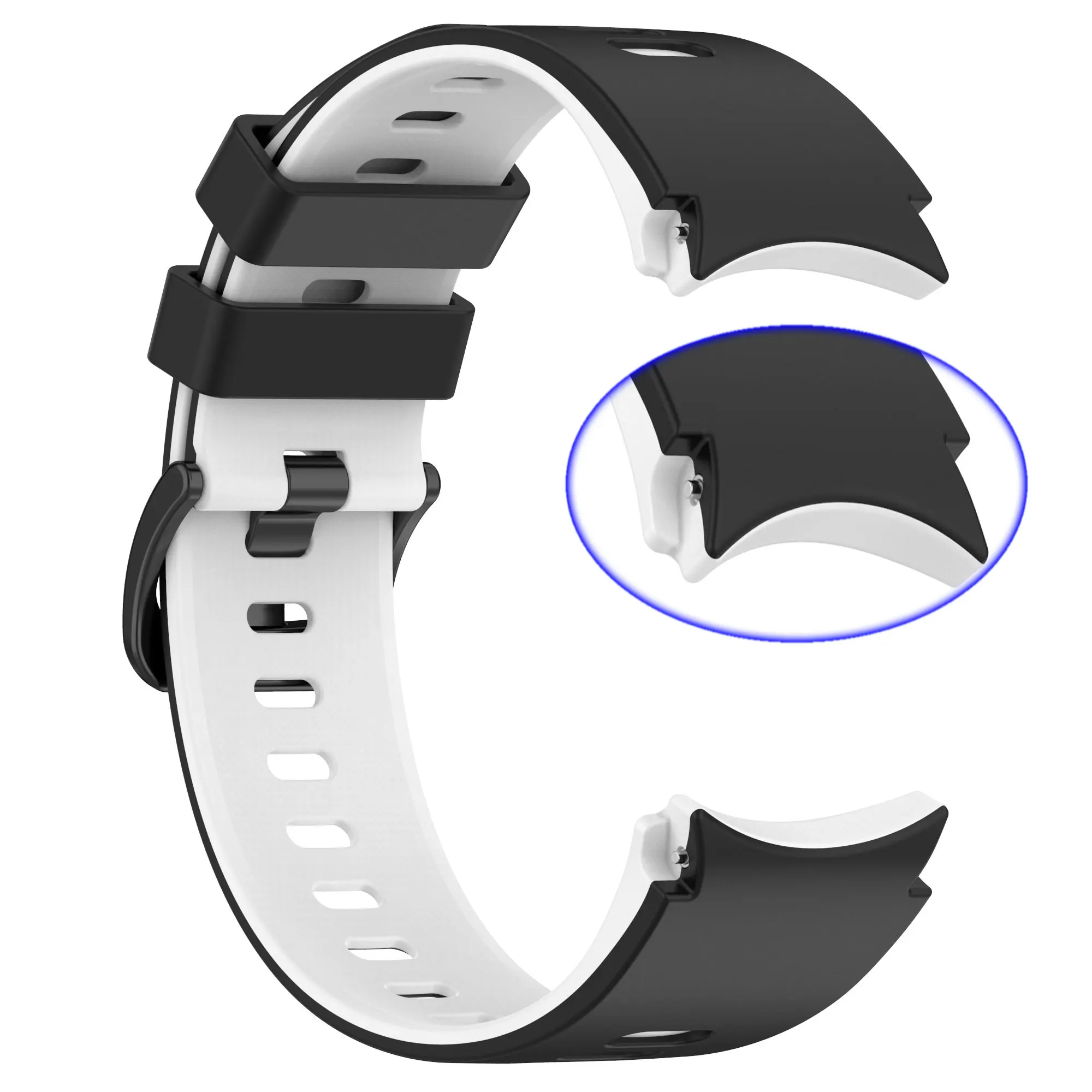 Premium 20mm Silicone Sports Watch Band - Universal Fit Strap