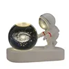 Creative 3D Astronaut Crystal Ball Led Night Light for Children Bedroom Planet Space Solar System Lamp USB Christmas Kid Gift 5
