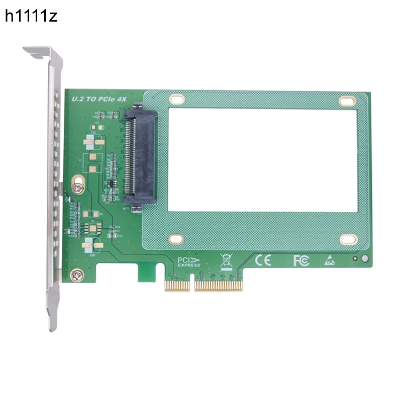 

PCIE to U.2 Adapter PCI Express 3.0 X4 to U.2 NVME SFF-8639 2.5" SSD Expansion Card Riser Converter 32 GT/S for Deskotp Computer