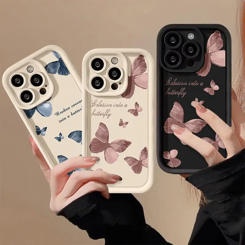 Dreamy Butterfly Soft Silicone Phone Case