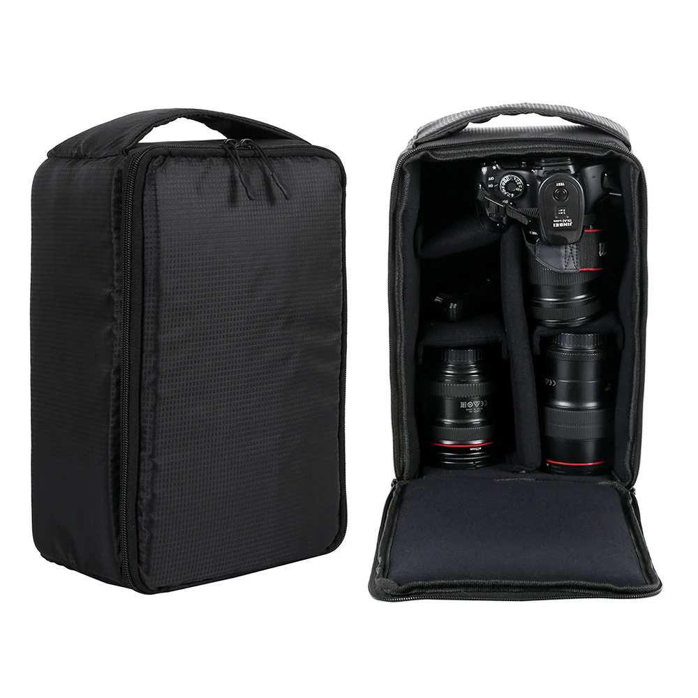 Portable DSLR Camera Shockproof Waterproof Projector Lens Super Thick Photography Drop-proof Liner Bag_voghion.com