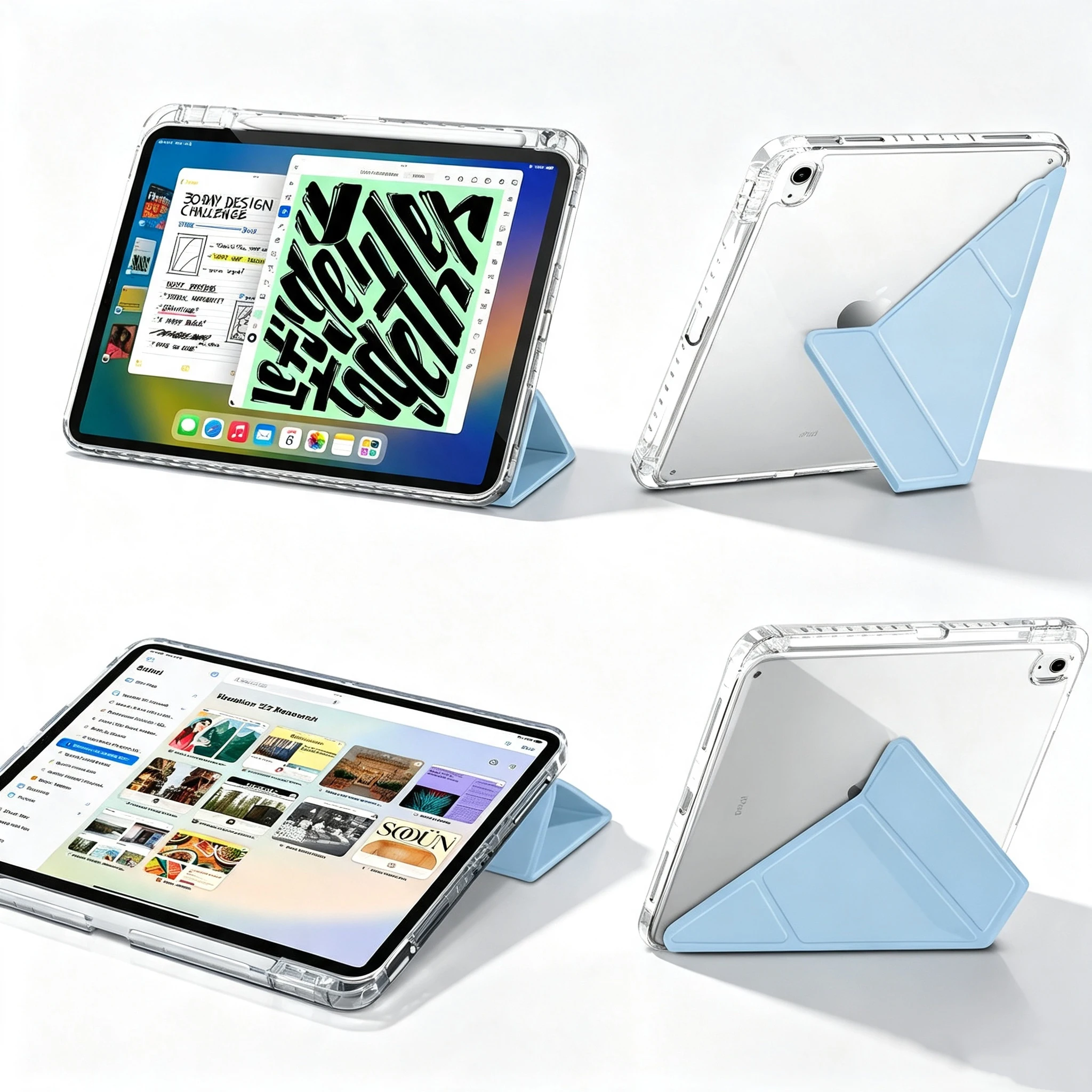 Universal Tablet Smart Cover with Enhanced Protection and Versatile Design