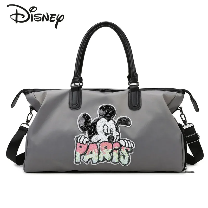 Disney Mickey New Neutral Travel Bag Fashionable High Quality Fitness Bag Dry Wet Separation Large Capacity Travel Storage Bag