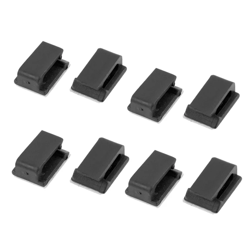 FC-1 FC-2 Cable Clamps Car Cord Clip Self Adhesive Mount Wire Tie Fix Holder Line Organizer Management 10pcs White Black cable organizer cable clip cable clamp