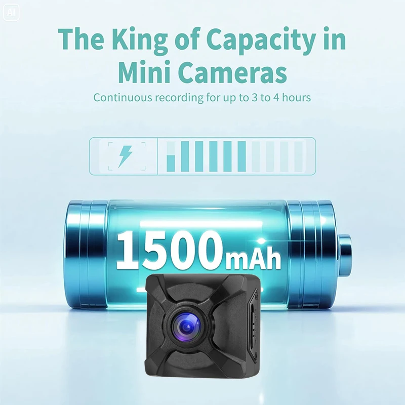 Mini Camera Wireless WiFi HD 4K Connection Phone Remote Plug in Free Monitor Night Vision Micro Camera Security Home Defense 5