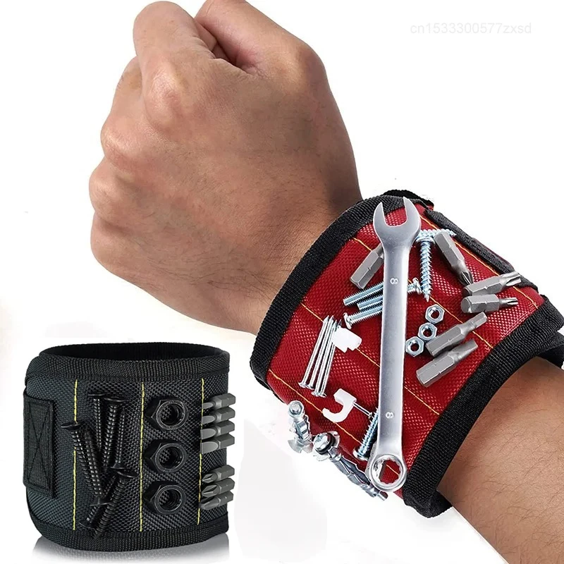 나사, 못, 드릴링 비트, 손목 도구용 마그네틱 손목 밴드, 강한 자석이 있는 거..